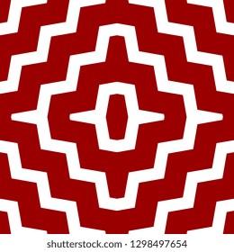 Geometric illusion abstract seamless pattern vector illustration for fashion textile print and wallpaper