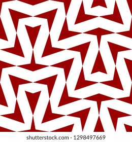 Geometric illusion abstract seamless pattern vector illustration for fashion textile print and wallpaper