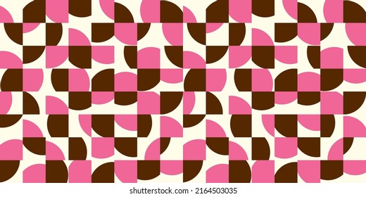 Geometric illustration background. Seamless pattern. Vector.