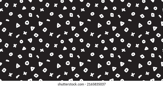 Geometric illustration background. Seamless pattern. Vector.