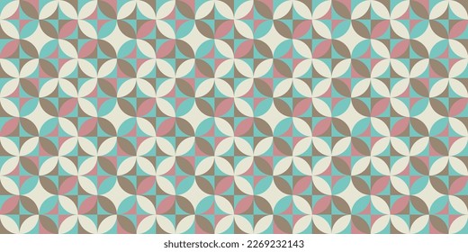 Geometric illustration background. Seamless pattern. Vector.