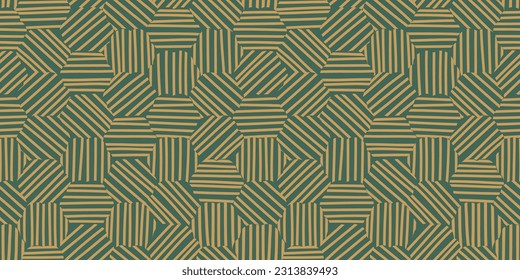 Geometrischer Hintergrund. Nahtloses Muster. Vektor.Hexagon.