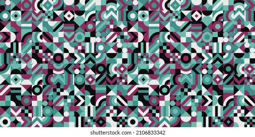 Geometric illustration background. Seamless pattern.Vector.