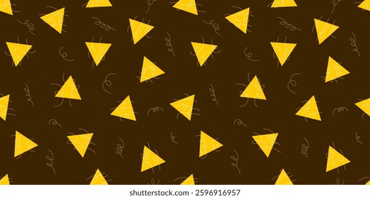 Geometric illustration background. Seamless pattern.Vector.