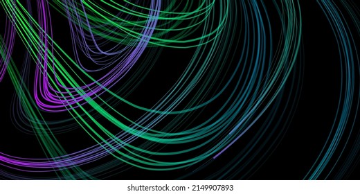 Geometric illustration of doodle felt-tip pen with gradient. Abstract gradient background. Cover, wallpaper, flyer design.