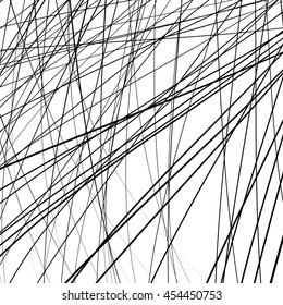 Geometric illustration(s) with random, edgy, irregular lines. Dynamic intersecting lines.