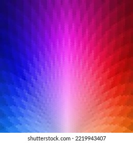 Geometric image. Abstract vector background. Colored pixel background.