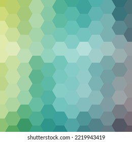 Geometric image. Abstract vector background. Colored pixel background. Hexagons.