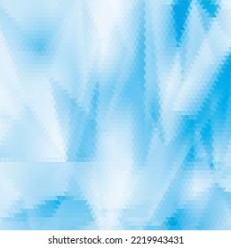 Geometric image. Abstract vector background. Colored background. Blue triangels.