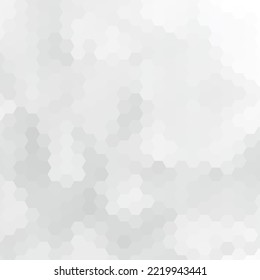 Geometric image. Abstract vector background. Colored background. Gray Hexagons.