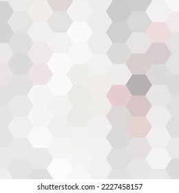 Geometric image. Abstract vector background. Colored background. Gray Hexagons.