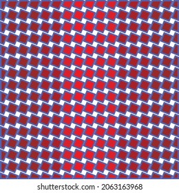 The geometric image is filled with squares that gradually change color.