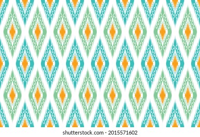 Geometric Indian ethnic pattern design for background, carpet, fabric, clothing, wrapping, textile, texture, decoration vector illustrations traditional embroidery orientalist ornament American style 