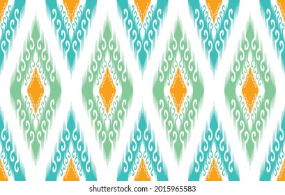 Geometric Indian ethnic pattern design for background, carpet, fabric, clothing, wrapping, textile, texture, decoration vector illustrations traditional embroidery orientalist ornament American style 