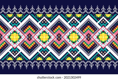 Geometric indian ethnic pattern design for background,  fabric,  carpet,  mandalas,  native,  ornaments,  clothing,  wrapping,  batik traditional embroidery oriental vector illustrations ikat patterns