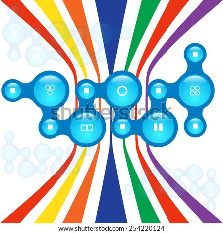 geometric info graphic elements-illustration