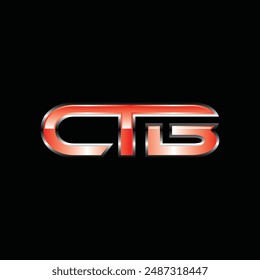 Geometric Initial CTB Modern Business Creative Design Logo