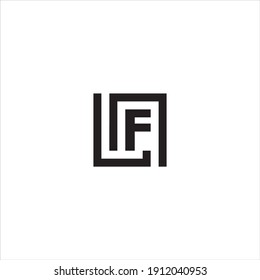 Geometric Initial L ,LNF,NFL Logo Design Vector