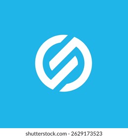 Plantilla de Vector de diseño de logotipo de letra inicial geométrica