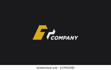 Geometric Initial Letter T Logo. Usable for Business and Branding Company Logos. Flat Vector Logo Design Template Element.