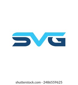 Geometric Initial S V G Modern Business Icon Creative Design Logo