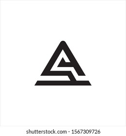 Letter Sp Triangle Initial Logo Template Stock Vector (Royalty Free ...