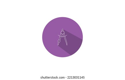 Geometric instrument icon design. Vector design illustration