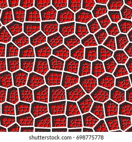 Geometric irregular texture vector seamless layered voronoi, for design layout background.

