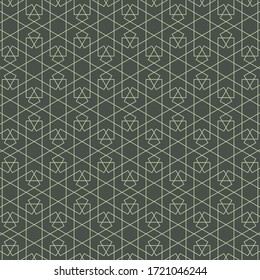 Geometric Islamic Pattern. Arabic Tessellation. Vector Pattern
