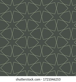 Geometric Islamic Pattern. Arabic Tessellation. Vector Pattern