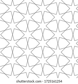 Patrón geométrico islámico. Teselación árabe. Patrón de vector