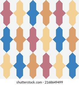 Geometric Islamic Pattern. Arabic Tessellation. Vector illustration.