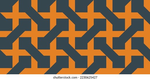 Geometric Islamic Pattern. Arabic Tessellation. Oriental ornamentation with repeated geometric shapes. Digital paper, textile print, web design. 