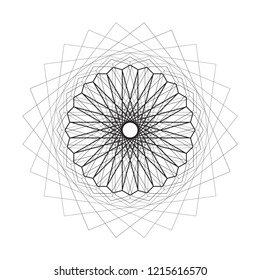 Geometric Islamic Shape, Vector Texture and Pattern