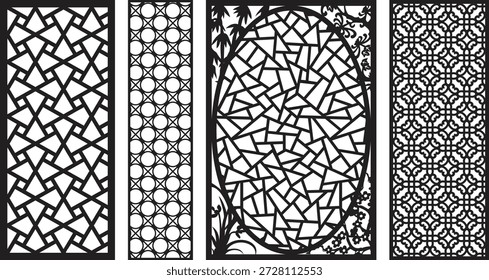 And geometric jali patterns with intricate lattice 2