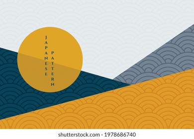geometric japanese pattern traditional background