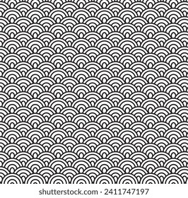 Geometric Japanese pattern vector background