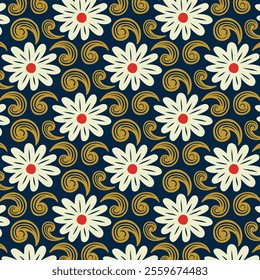 Geometric jasmine pattern backgrounds shape repetition.