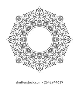 Geometric Joy Pattern Mandala Design
