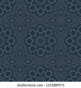 Geometric knitted like seamless pattern