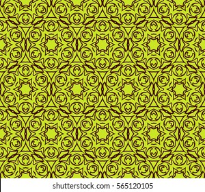 geometric Lace seamless pattern. floral ornament. Creative Vector illustration. for design invitation, background, wallpaper