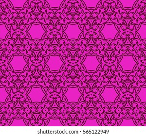 geometric Lace seamless pattern. floral ornament. Creative Vector illustration. for design invitation, background, wallpaper
