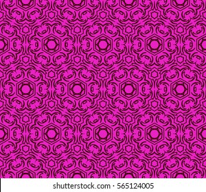 geometric Lace seamless pattern. floral ornament. Creative Vector illustration. for design invitation, background, wallpaper