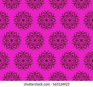 geometric Lace seamless pattern. floral ornament. Creative Vector illustration. for design invitation, background, wallpaper