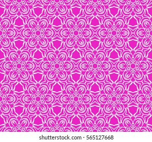 geometric Lace seamless pattern. floral ornament. Creative Vector illustration. for design invitation, background, wallpaper