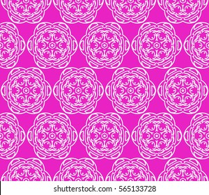 geometric Lace seamless pattern. floral ornament. Creative Vector illustration. for design invitation, background, wallpaper