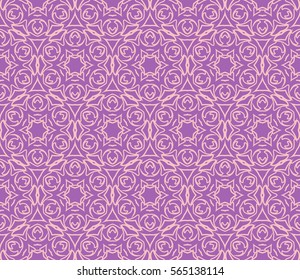 geometric Lace seamless pattern. floral ornament. Creative Vector illustration. for design invitation, background, wallpaper