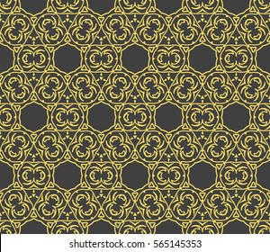 geometric Lace seamless pattern. floral ornament. Creative Vector illustration. for design invitation, background, wallpaper