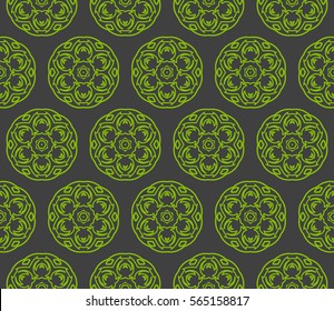 geometric Lace seamless pattern. floral ornament. Creative Vector illustration. for design invitation, background, wallpaper