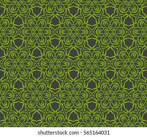 geometric Lace seamless pattern. floral ornament. Creative Vector illustration. for design invitation, background, wallpaper